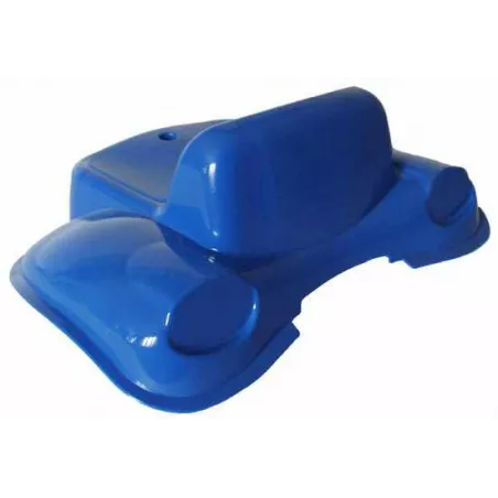 Guardabarros azul de plástico resistente para tractor de juguete rollyKid