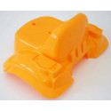 Guardabarros amarillo oficial para tractor de juguete rollyKid JCB, repuesto resistente y fácil de instalar.