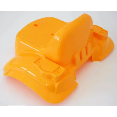 Guardabarros amarillo oficial para tractor de juguete rollyKid JCB, repuesto resistente y fácil de instalar.