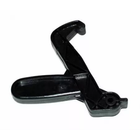 Gancho basculante DumperKid negro de plástico resistente para vehículos de juguete Rolly Toys.