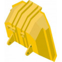 Cuenco basculante Rolly Toys para tractor de juguete infantil, ideal para cargar arena en el jardín.