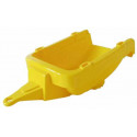 Remolque de juguete rollyKid amarillo para tractores de pedales infantiles.