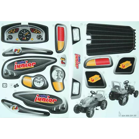 Pegatina de repuesto rollyJunior RT para tractor de juguete Rolly Toys