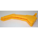 Brazo pala RollyJunior de juguete, accesorio excavador resistente para tractor de pedales infantil.