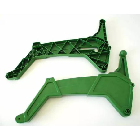 Brazos de pala rollyJunior de plástico resistente para tractor de pedales infantil.