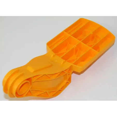 Soporte de asiento de plástico de alta resistencia para vehículos de pedales Rolly Toys.
