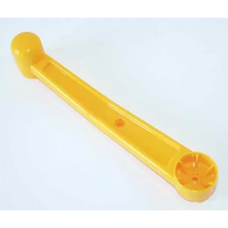 Palanca de repuesto derecha amarilla Rolly Toys para tractor de pedales infantil.