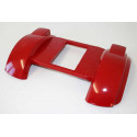 Guardabarros rojo magma de plástico resistente para tractor de juguete rollyFarmtrac.