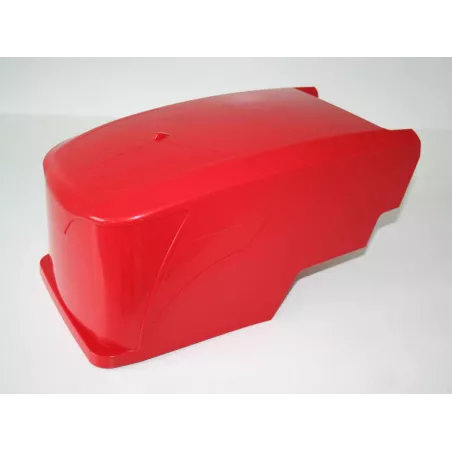 Capó de repuesto oficial de plástico para tractor de juguete Massey Ferguson.