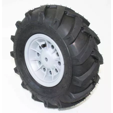Rueda neumática de repuesto original de 6 pulgadas 325-110 izquierda para tractores infantiles Rolly Toys.