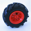 Rueda neumática de repuesto de 5 pulgadas 260-95 derecha para tractor de juguete Rolly Toys.