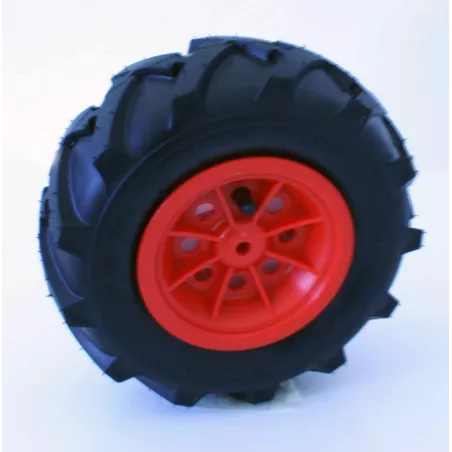 Rueda neumática de repuesto de 5 pulgadas 260-95 derecha para tractor de juguete Rolly Toys.