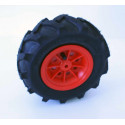 Rueda neumática de repuesto de 5 pulgadas 260-95 izquierda para coche de pedales infantil.