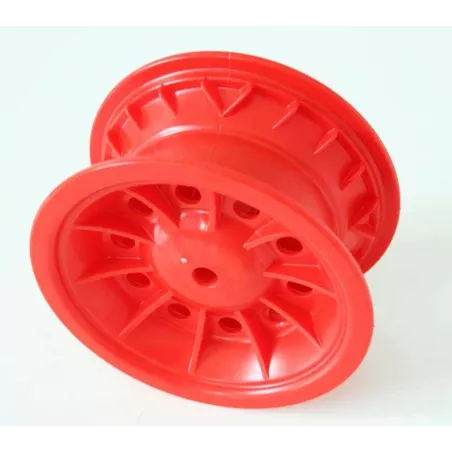 Llanta de repuesto original Rolly Toys de alta resistencia para vehículos de pedales infantiles.