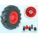 Rueda de repuesto neumática de 6 pulgadas para el lado izquierdo de tractores de juguete Rolly Toys.