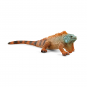 Figura de juguete de iguana Schleich pintada a mano con detalles realistas para niños.