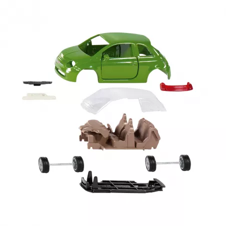 Set de manualidades Style my siku Fiat 500 Adventure, coche de juguete personalizable con puertas que se abren