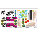 Set de manualidades Style my siku Fiat 500 Adventure, coche de juguete personalizable con puertas que se abren