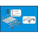 Maqueta metálica para montar del coche clásico S601 Sedán a escala 1:16 con 513 piezas.