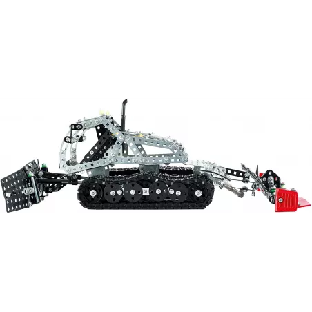 Maqueta metálica detallada del pisanieves Prinoth Leitwolf a escala 1:16 para coleccionistas de modelismo.
