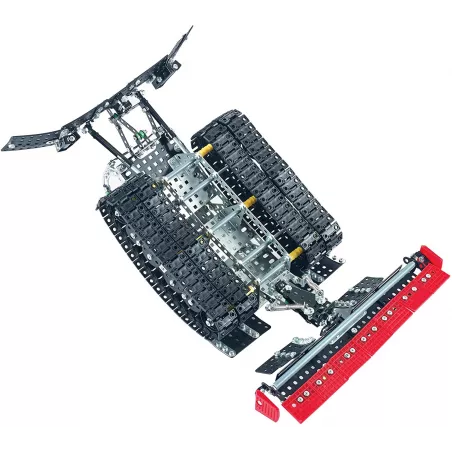 Maqueta metálica detallada del pisanieves Prinoth Leitwolf a escala 1:16 para coleccionistas de modelismo.