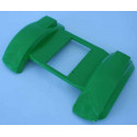 Guardabarros verde de repuesto para tractor de pedales rollyFarmtrac Deutz.
