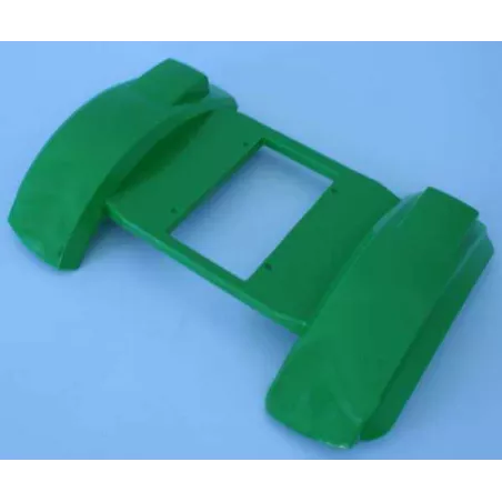 Guardabarros verde de repuesto para tractor de pedales rollyFarmtrac Deutz.