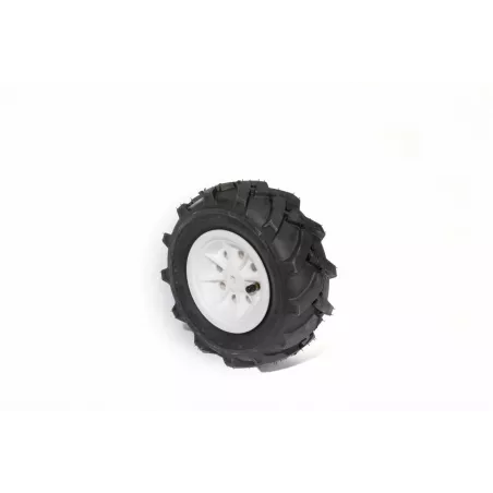 Rueda neumática izquierda de alta resistencia para tractor de juguete Rolly Toys.