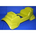 Guardabarros verde de plástico resistente para tractor de juguete rollyFarmtrac Premium Claas.