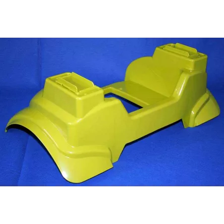 Guardabarros verde de plástico resistente para tractor de juguete rollyFarmtrac Premium Claas.