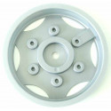 Cubre ruedas plata original Rolly Toys para ruedas de 335x120 y 310x110