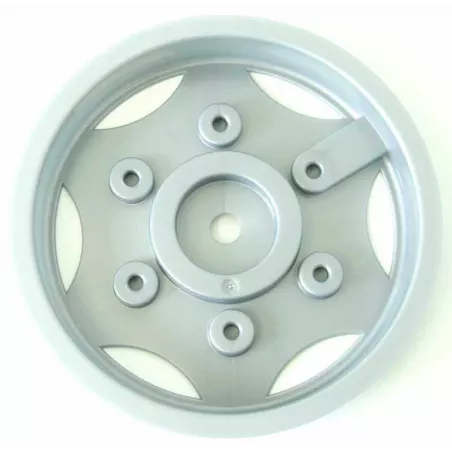 Cubre ruedas plata original Rolly Toys para ruedas de 335x120 y 310x110