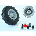 Rueda neumática de repuesto de 6 pulgadas 310-95 derecha para tractor infantil Rolly Toys.