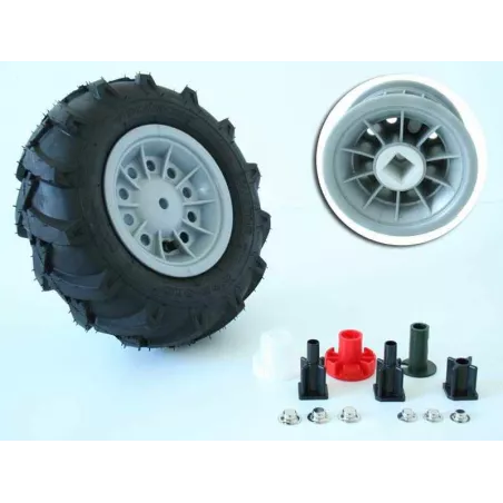 Repuesto de rueda neumática izquierda de 6 pulgadas 310-95 para juguetes Rolly Toys.