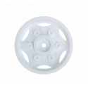 Cubre ruedas blanco para tractores de juguete Rolly Toys (ruedas 335x120 y 310x110)