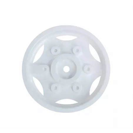 Cubre ruedas blanco para tractores de juguete Rolly Toys (ruedas 335x120 y 310x110)