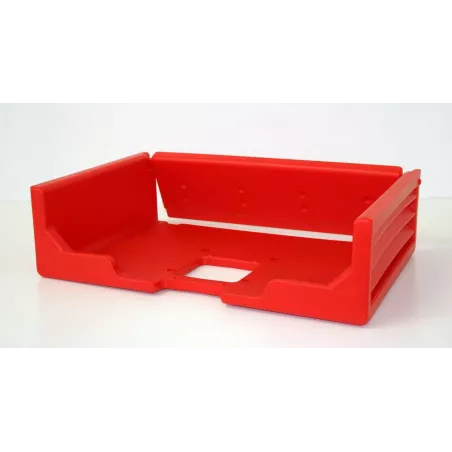 Puente de carga de juguete Rolly Toys de plástico resistente para vehículos infantiles de construcción al aire libre.