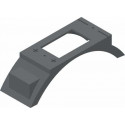 Guardabarros trasero original para tractor de juguete rollyUnimog, resistente al barro y suciedad.