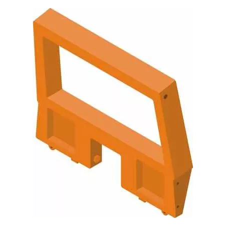 Parabrisas original de plástico resistente para el camión infantil Unimog de Rolly Toys.