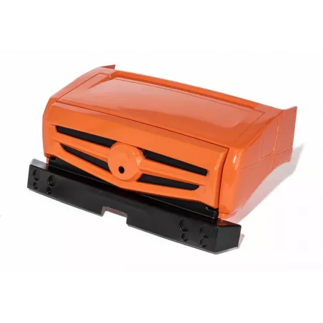Capó premontado amarillo de repuesto para tractor de juguete Rolly Toys.