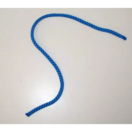 Cordón trenzado azul de 0,35 metros de alta resistencia, repuesto oficial para tractores de juguete Rolly Toys.