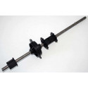 Eje trasero de repuesto original para tractores de juguete Rolly X-Trac y X-Trac Premium.
