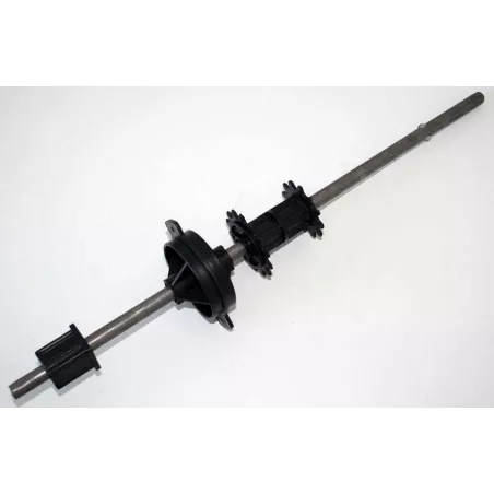 Eje trasero de repuesto original para tractores de juguete Rolly X-Trac y X-Trac Premium.
