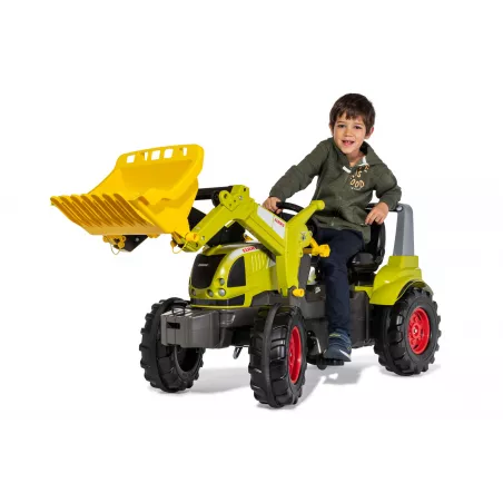 Tractor de pedales Claas Arion 640 para niños con cargador frontal