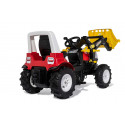 Tractor de pedales infantil Steyr 6300 Terrus CVT con pala cargadora delantera para niños de 3 a 8 años.