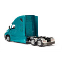 Camión a escala 1:50 Freightliner Cascadia azul Miami con detalles cromados Siku Super