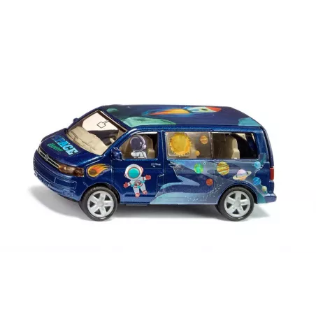 Furgoneta de juguete VW T5 Astronauta personalizable Kit Style my siku con pegatinas de temática espacial.
