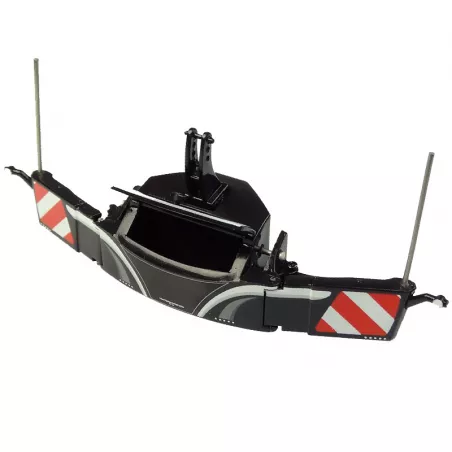 Contrapeso Tractorbumper negro de 800 kg Universal Hobbies para seguridad y tracción de tractores agrícolas.