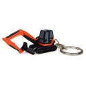Réplica de metal detallada de la miniexcavadora Kubota KX080 para coleccionistas.