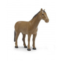Caballo marrón | Figura equina de juguete en ABS resistente